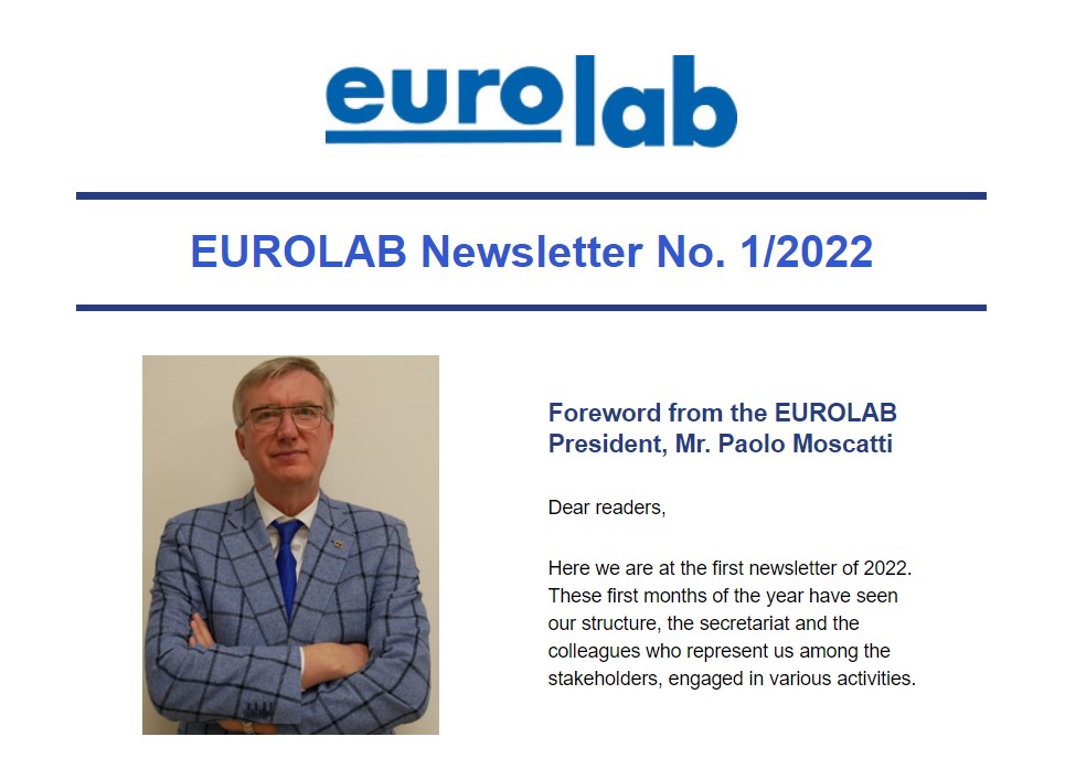 Read more about the article EUROLAB Newsletter No 01/2022